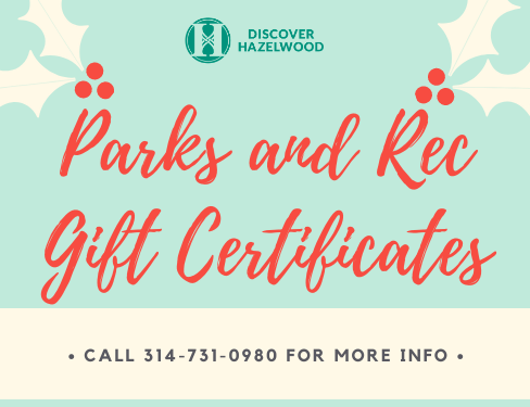 Parks and Rec Gift Certs - Holiday